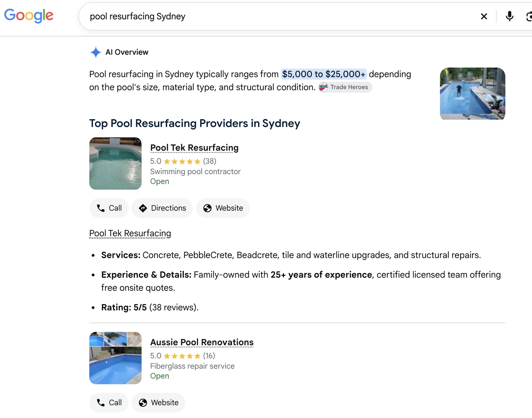 Pool resurfacing Sydney – Pool Tek Resurfacing